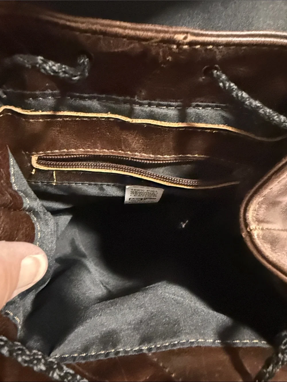 Men's Leather Backpack